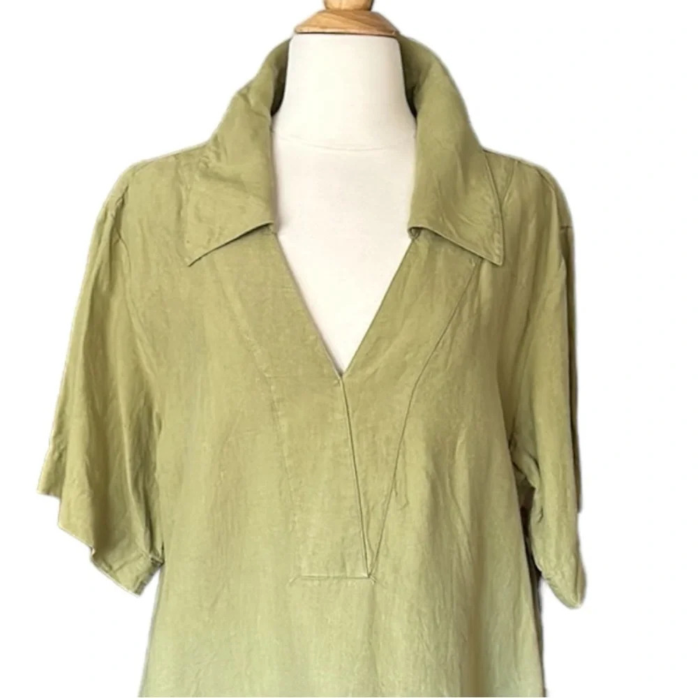 Country Road Olive Mini Dress - Picture 4 of 16